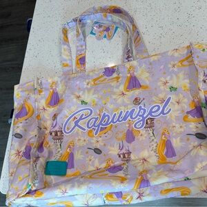 Disney Rapunzel Lavender and Yellow Tote Bag by Posh Peanut